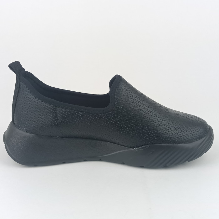 detail Dámské mokasíny na klínku Piccadilly 949017-24 černé