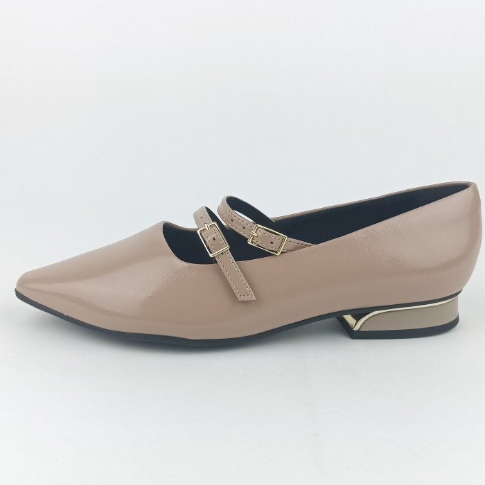 detail Dámské baleríny na podpatku Piccadilly 279041-1 béžové