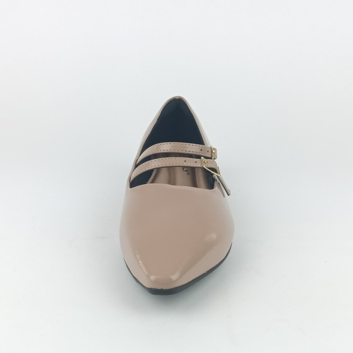 detail Dámské baleríny na podpatku Piccadilly 279041-1 béžové