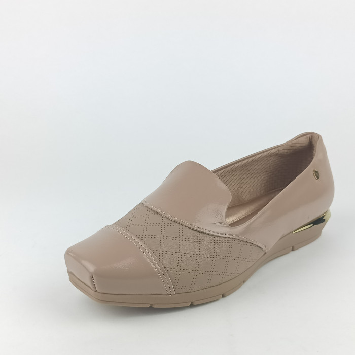 detail Dámské mokasíny na klínku Piccadilly 147308-20 béžové