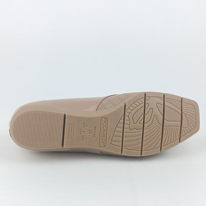 detail Dámské mokasíny na klínku Piccadilly 147308-20 béžové