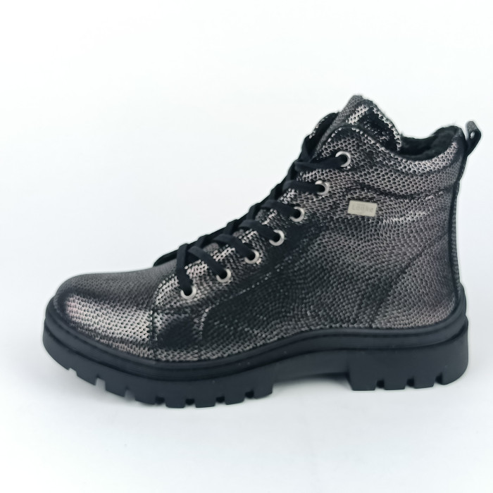 detail Dámské zimní kotníkové boty Looke L1283-28 černé