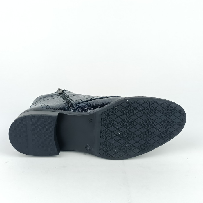 detail Dámské kotníkové boty na podpatku Dorking D7323-LK modré