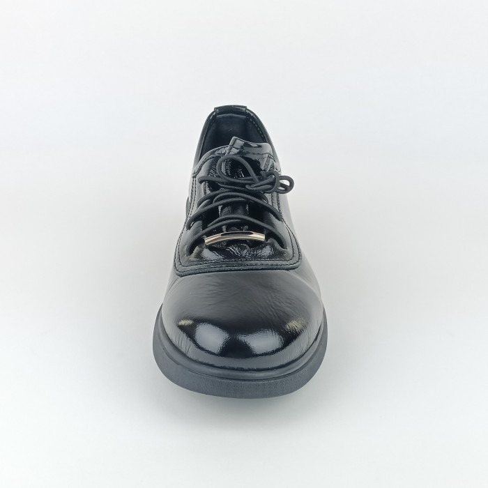 detail Dámské polobotky na podpatku Looke L1308-28 černé