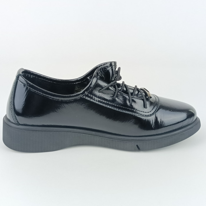 detail Dámské polobotky na podpatku Looke L1308-28 černé