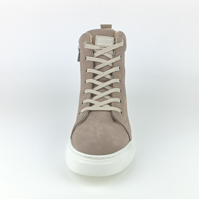 detail Dámské zimní kotníkové boty Looke L1256-34 hnědé