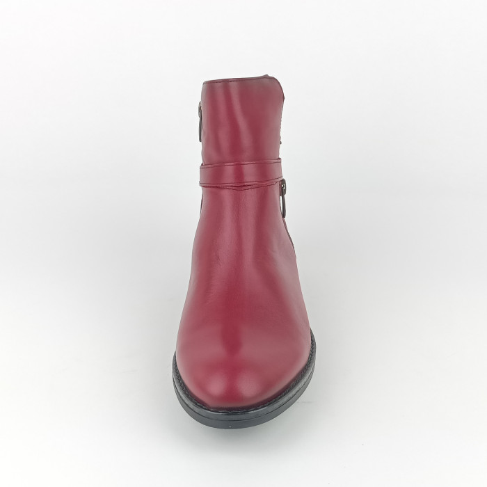 detail Dámské kotníkové boty na podpatku Dorking D8906SUMXS vínové