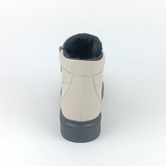 detail Dámské zimní kotníkové boty Looke L1093-69 béžové