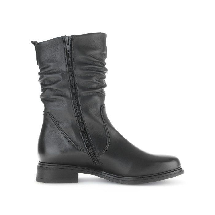 detail Dámské zimní kozačky na podpatku Gabor 72.793.57 černé