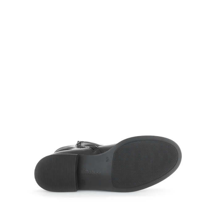 detail Dámské zimní kozačky na podpatku Gabor 72.793.57 černé