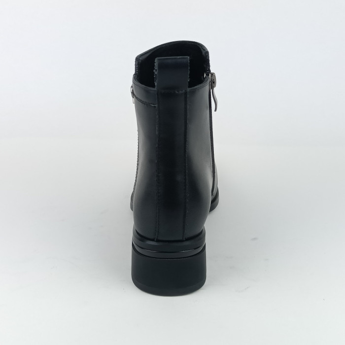 detail Dámsé kotníkové boty na podpatku Ladies AZLW2562 černé