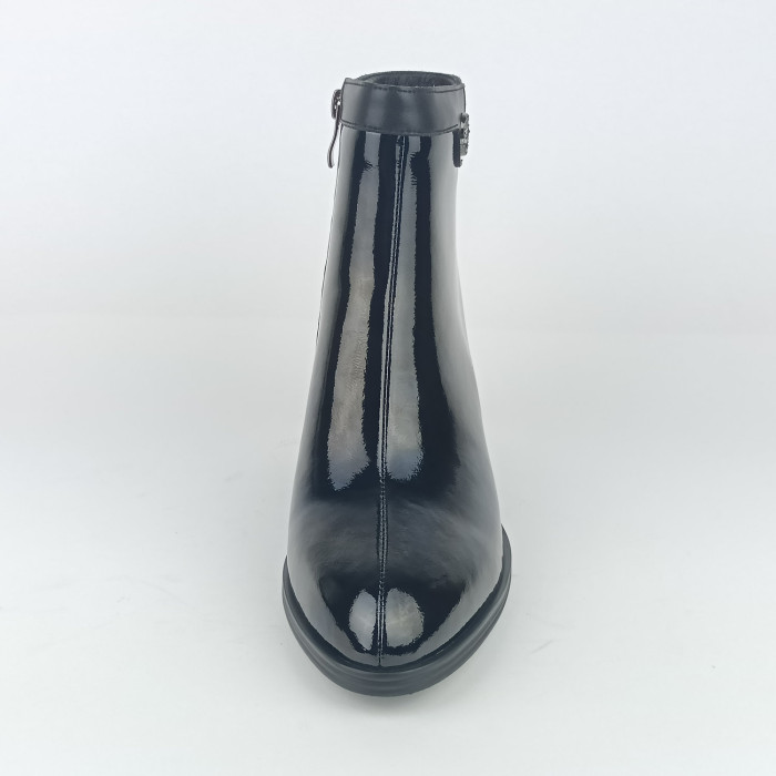 detail Dámské kotníkové boty na podpatku Ladies AZLW2578 černé