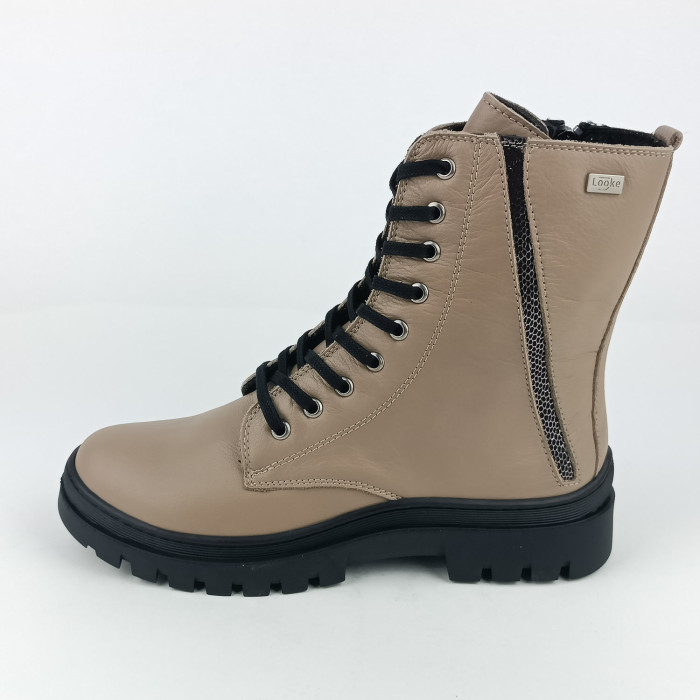 detail Dámské zimní kotníkové boty Looke L1277-34 béžové