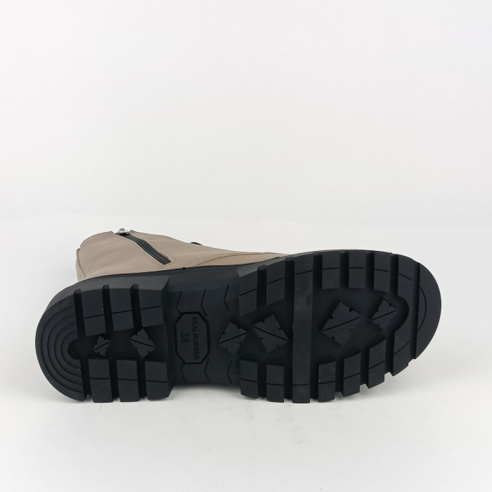 detail Dámské zimní kotníkové boty Looke L1277-34 béžové