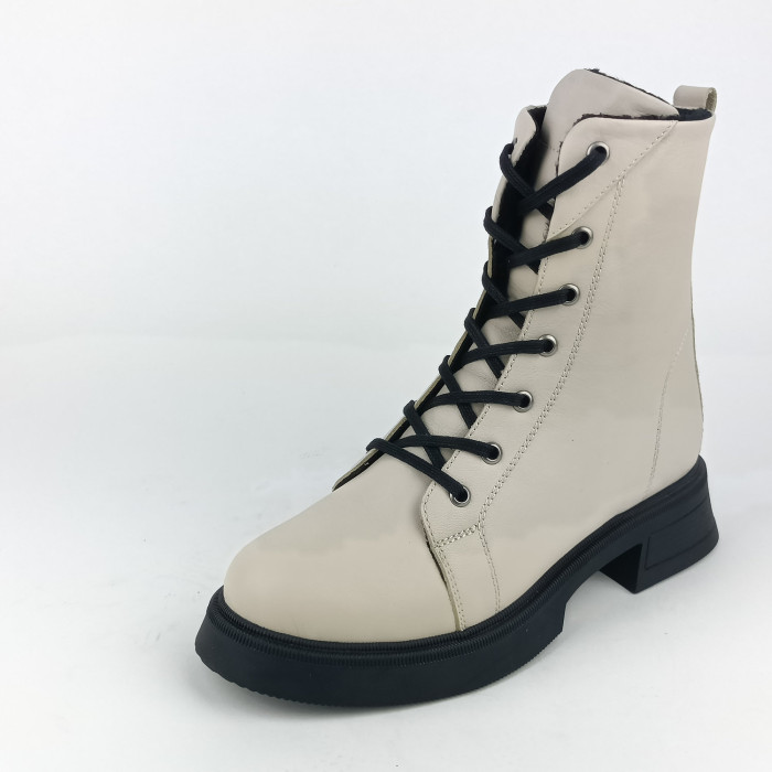 detail Dámské zimní kotníkové boty Looke L1077-69 béžové