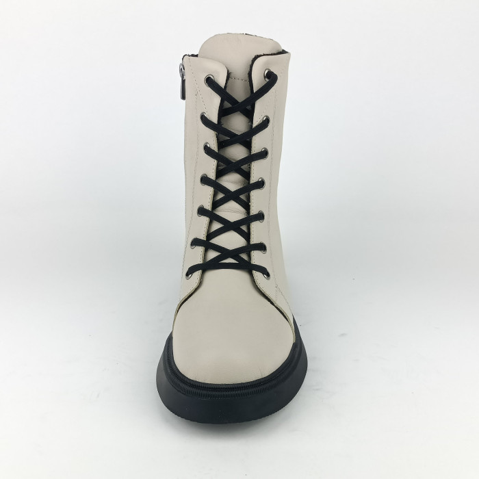 detail Dámské zimní kotníkové boty Looke L1077-69 béžové