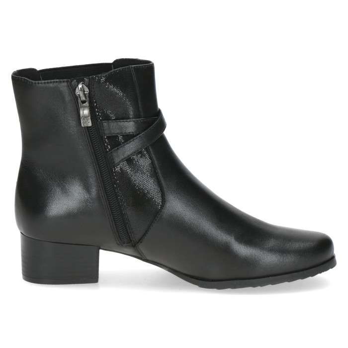 detail Dámské zimní boty na podpatku Caprice 9-25311-45 019 černé