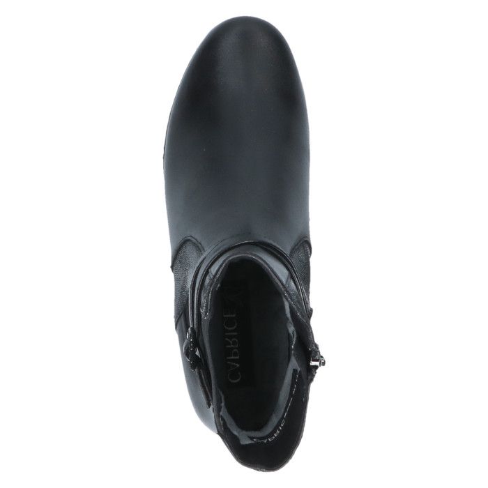 detail Dámské zimní boty na podpatku Caprice 9-25311-45 019 černé