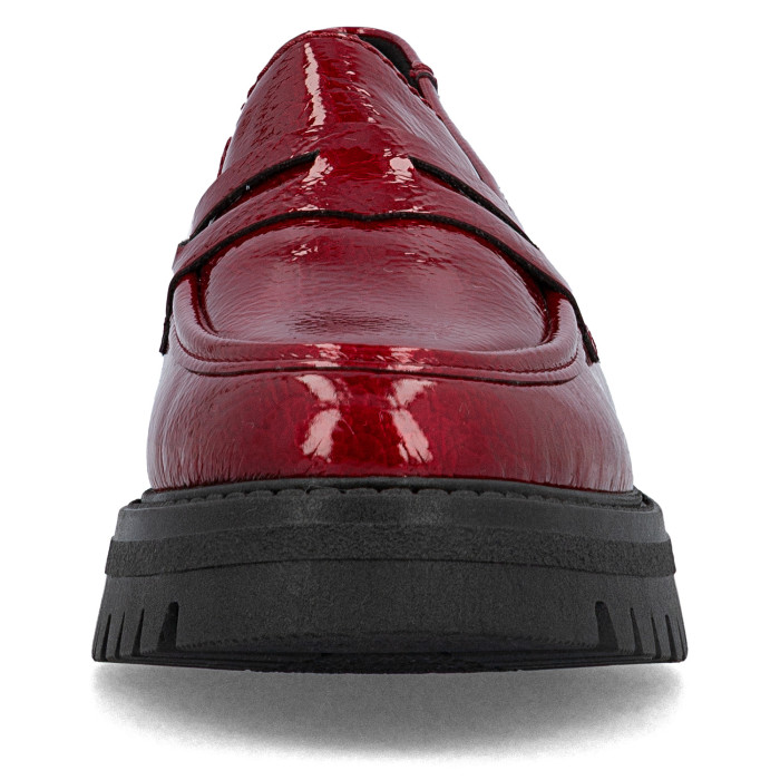 detail Dámské mokasíny Rieker 47550-33 vínové