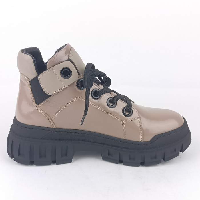 detail Dámské zimní kotníkové boty Wild 157-500-2 béžové