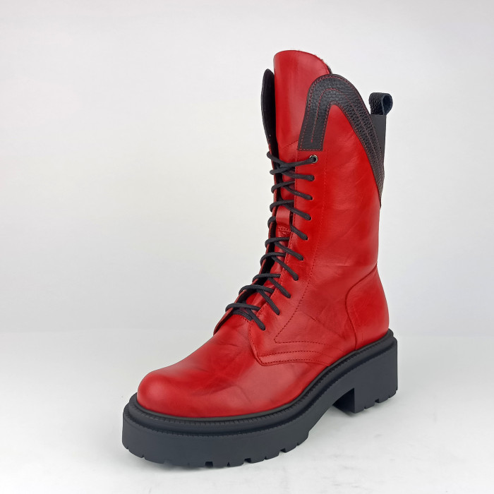 detail Dámské zimní kotníkové boty Barton 25179 červené