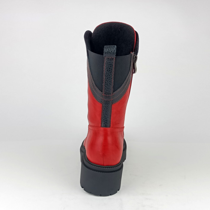 detail Dámské zimní kotníkové boty Barton 25179 červené