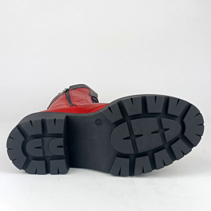 detail Dámské zimní kotníkové boty Barton 25179 červené