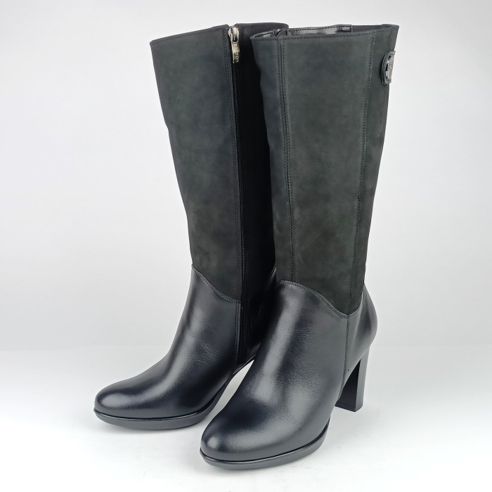 detail Dámské zimní kozačky Barton 7825 černé