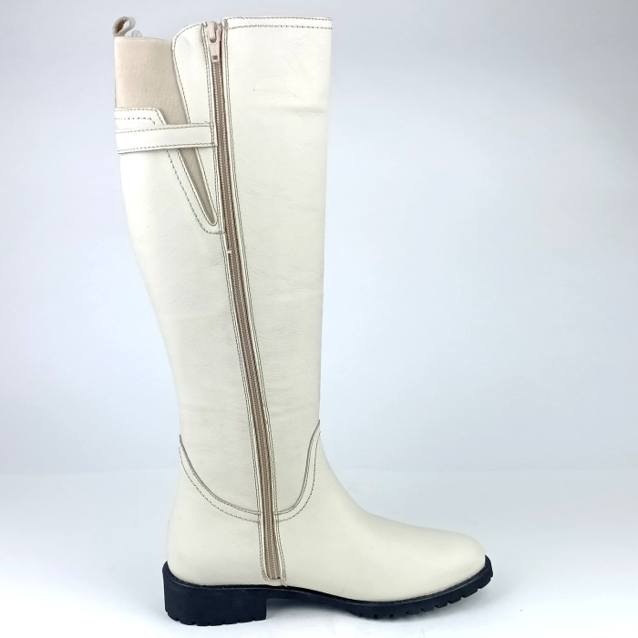 detail Dámské zimní kozačky Wild 077-44549 A1 béžové