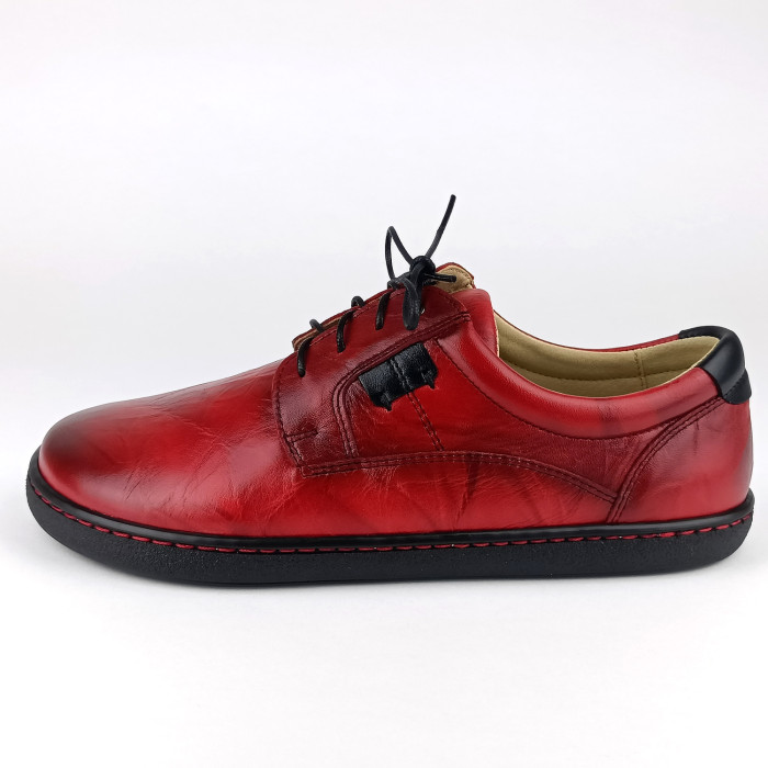 detail Dámské polobotky Barton 25160 červené