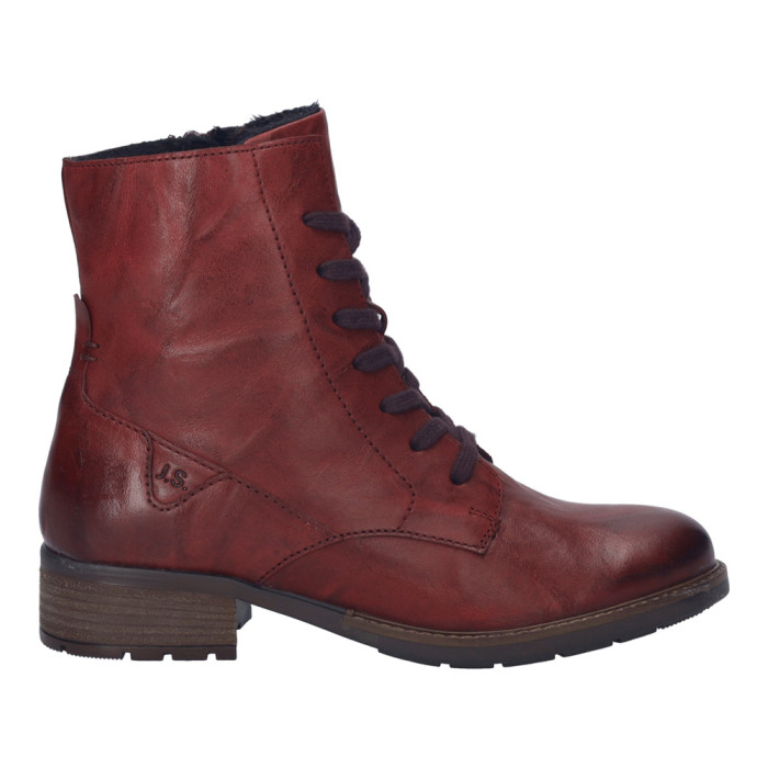 detail Dámské zimní boty na podpatku Josef Seibel 75317 VL160 410 vínové