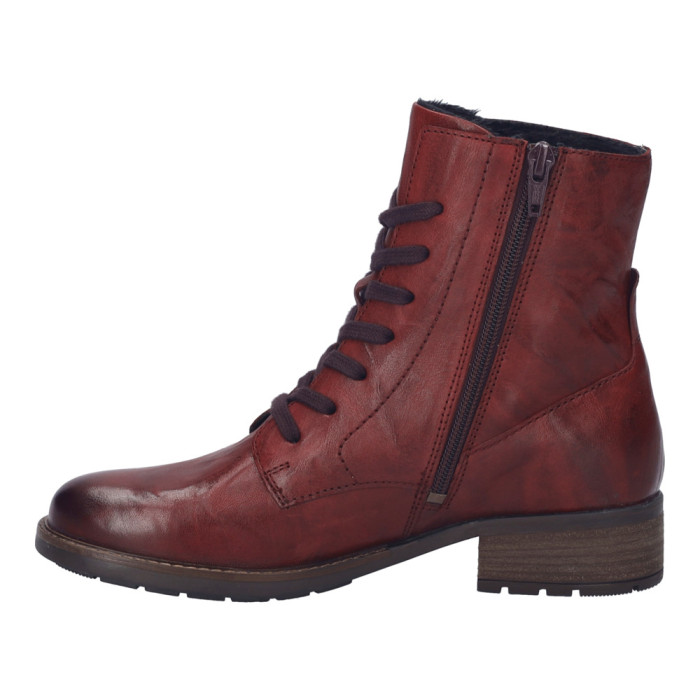 detail Dámské zimní boty na podpatku Josef Seibel 75317 VL160 410 vínové