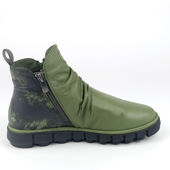 detail Dámské zimní kotníkové boty Manitu 990680-07 zelené