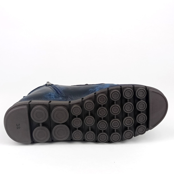 detail Dámské zimní kotníkové boty Manitu 990532-05 modré