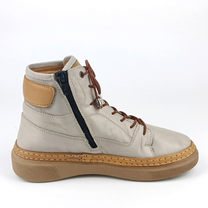 detail Dámské zimní kotníkové boty Manitu 990354-09 šedé