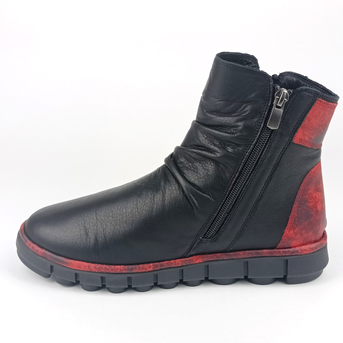 detail Dámské zimní kotníkové boty Manitu 990534-04 černé