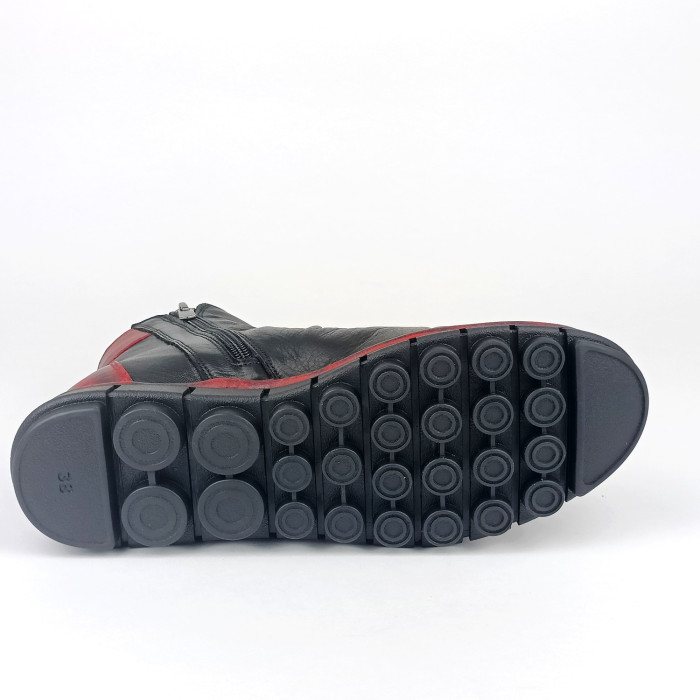 detail Dámské zimní kotníkové boty Manitu 990534-04 černé