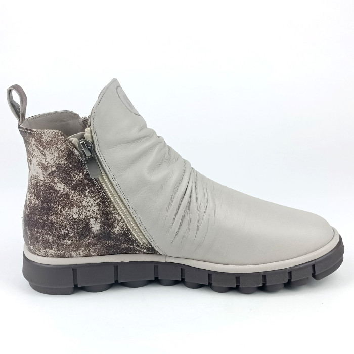 detail Dámské zimní kotníkové boty Manitu 990680-09 šedé