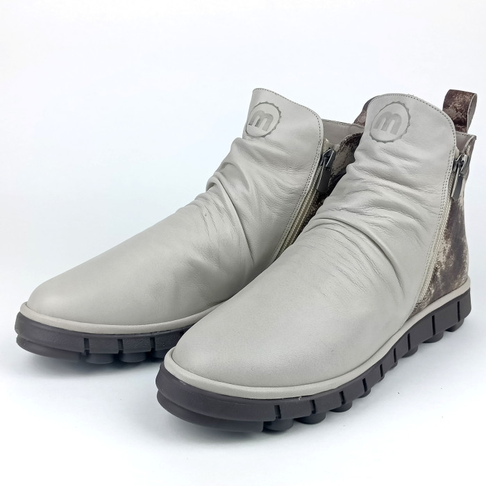 detail Dámské zimní kotníkové boty Manitu 990680-09 šedé