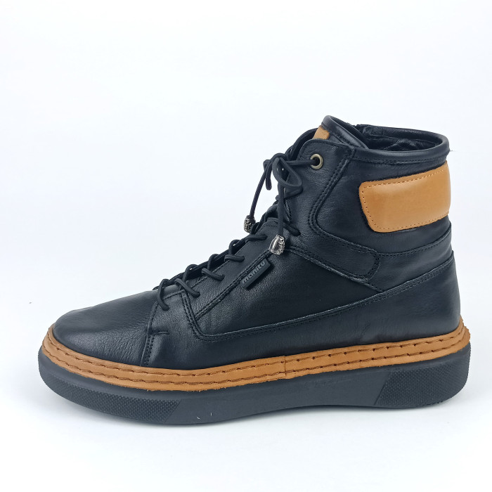 detail Dámské zimní kotníkové boty Manitu 990354-01 černé