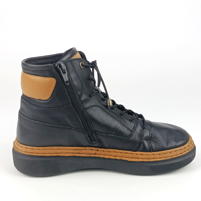 detail Dámské zimní kotníkové boty Manitu 990354-01 černé