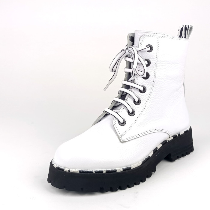 detail Dámské zimní kotníkové boty Piazza 960112-03 bílé