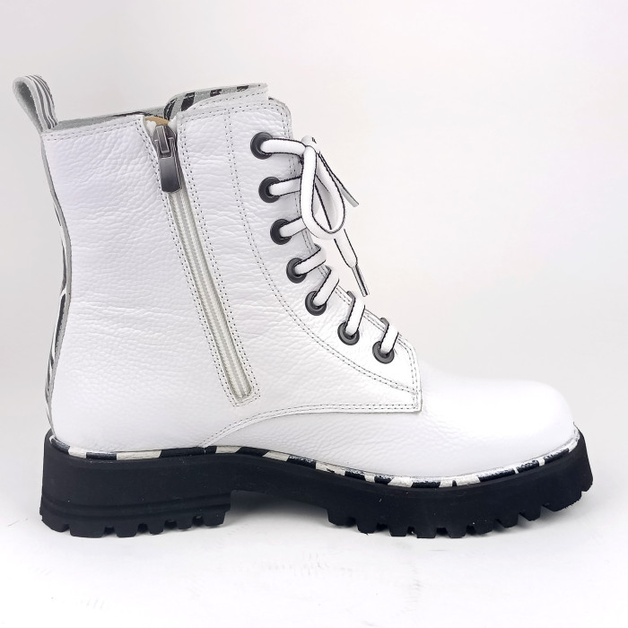 detail Dámské zimní kotníkové boty Piazza 960112-03 bílé