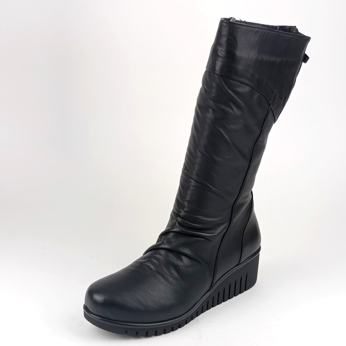 detail Dámské zimní kozačky Comfortabel 970024-01 černé