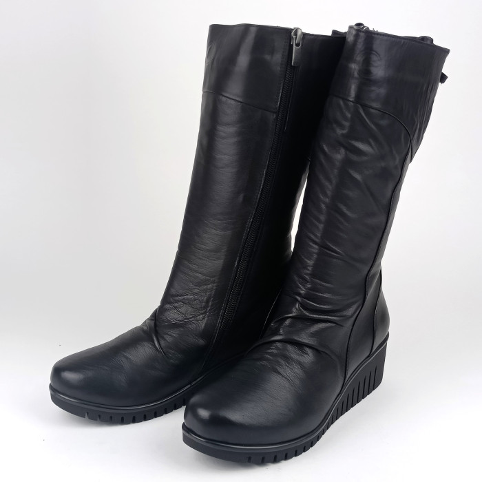 detail Dámské zimní kozačky Comfortabel 970024-01 černé