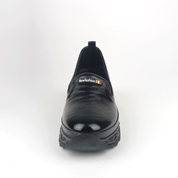 detail Dámské mokasíny na klínku Guero P075-KS10 03 černé