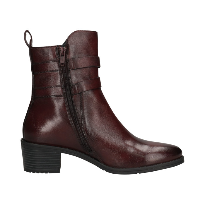detail Dámské zimní boty na podpatku Bagatt D11-7683B-4100 vínové