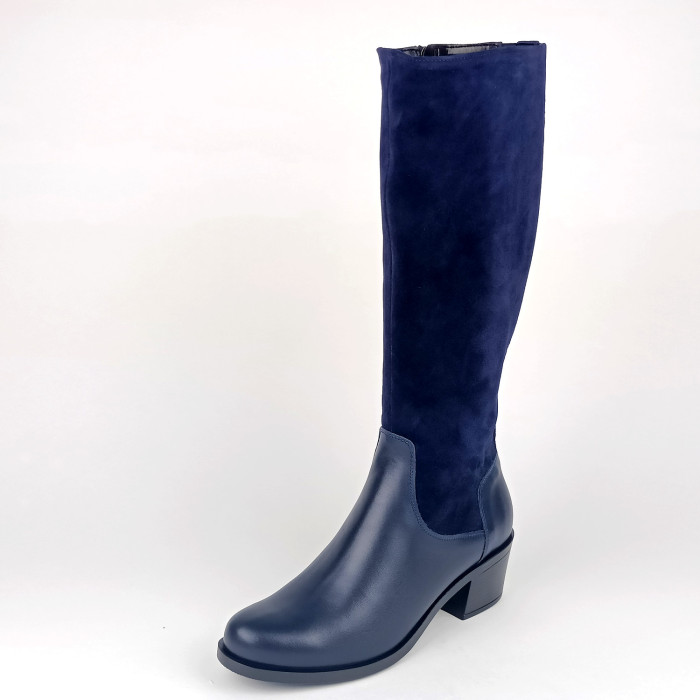 detail Dámské zimní kozačky Barton 8725 modré