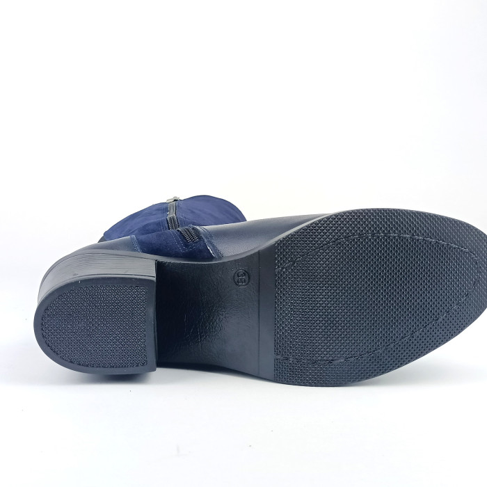 detail Dámské zimní kozačky Barton 8725 modré