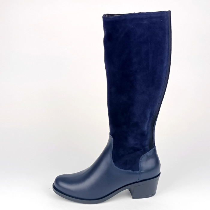 detail Dámské zimní kozačky Barton 8725 modré